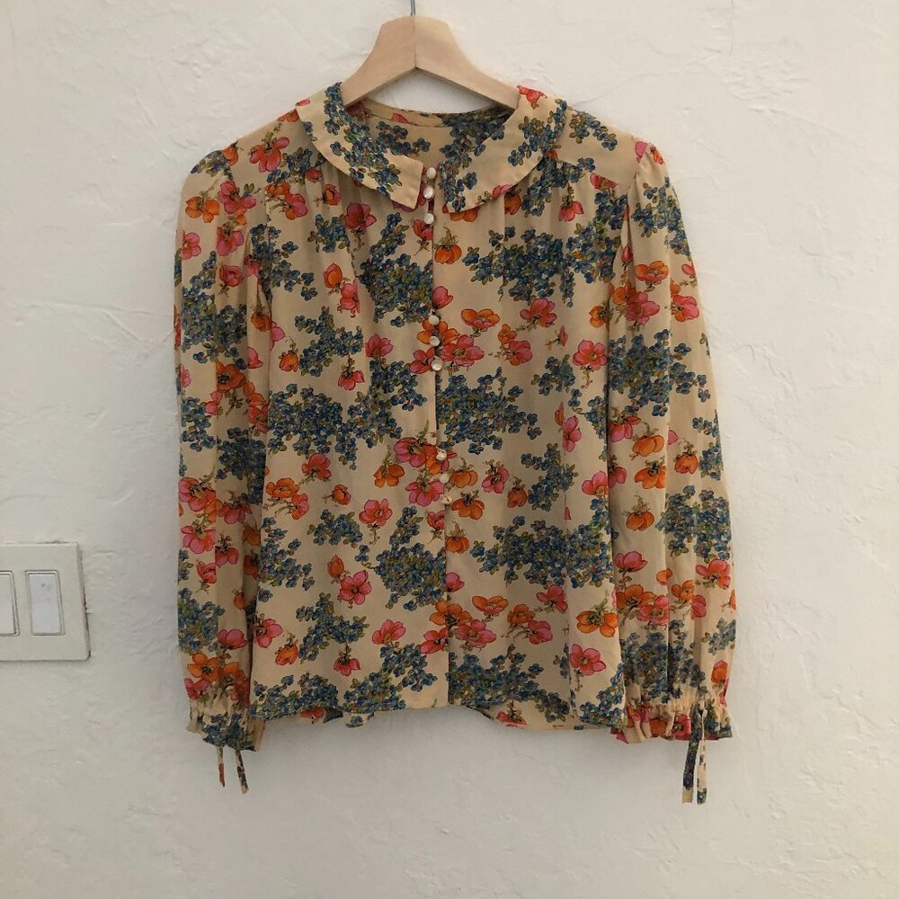 Vintage silk blouse